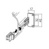 Attache pour profil alu prise de main - Rouge