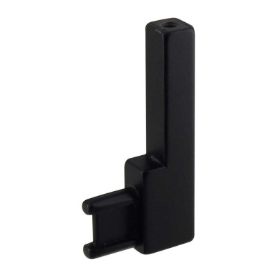 Support d'extrémité carré pour tube rectangle