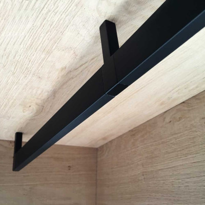 Support intermédiaire carré pour tube rectangle