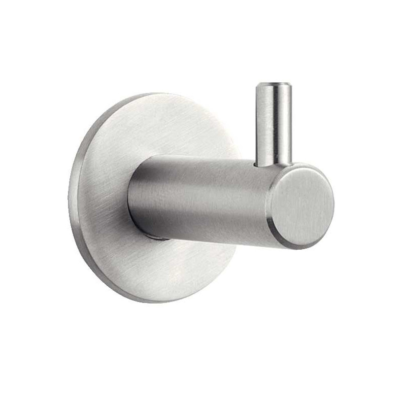 Patère inox ronde