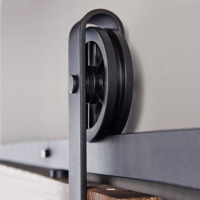 Système de rail pour porte coulissante suspendue WHEEL