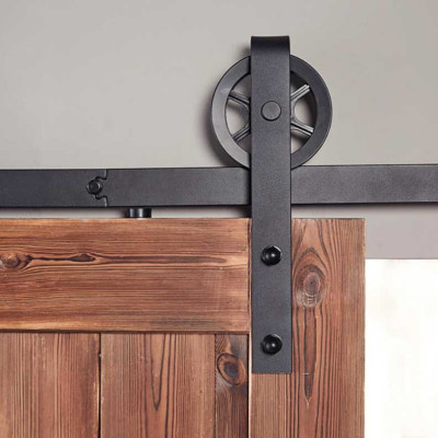 Système de rail pour porte coulissante suspendue WHEEL