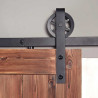 Système de rail pour porte coulissante suspendue WHEEL