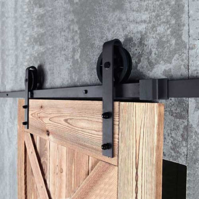 Système de rail pour porte coulissante suspendue WHEEL