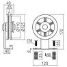 Roulettes pour porte coulissante suspendue WHEEL TOP