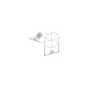 Bouton de meuble POINT de FURNIPART - Noir