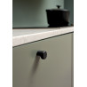 Bouton de meuble POINT de FURNIPART - Noir