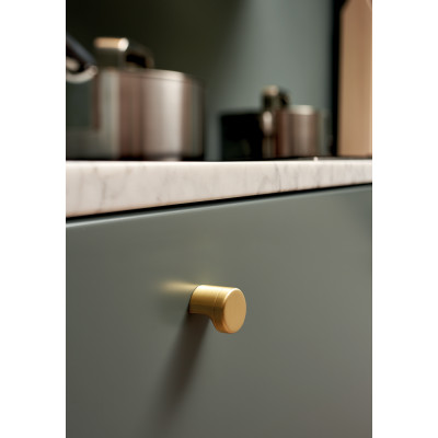 Bouton de meuble POINT de FURNIPART - Or mat