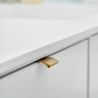 Poignée profil EDGE STRAIGHT de FURNIPART - Or