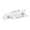Poignée de meuble MINI SENSE - Look inox