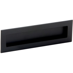 Poignée de meuble CUVETTE rectangle - Noir
