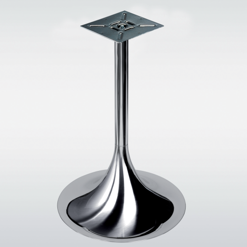 Pieds de table réglables en hauteur facilement - Rond et Inox