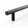 Poignée bâton Ø12 mm - Noir mat