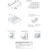 Tiroir sur mesure TANDEMBOX de Blum, Hauteur 82,5 mm