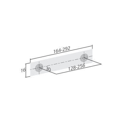 Poignée de meuble RIO de FURNIPART - Bronzé