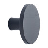 Bouton de meuble PLATO - Noir brossé