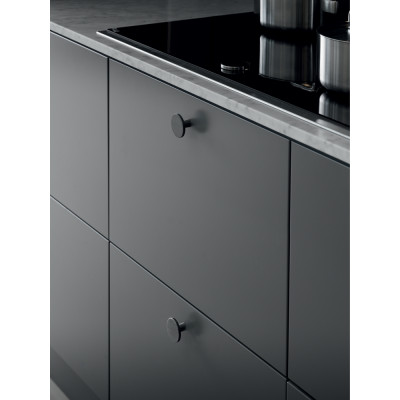 Bouton de meuble PLATO - Noir brossé