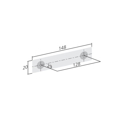Poignée de meuble FLUTED de FURNIPART - Or mat
