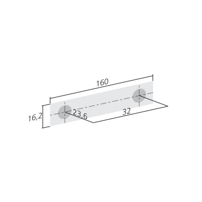 Poignée de meuble HAMMER de FURNIPART - Look inox