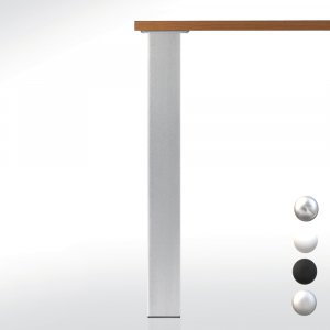 Pied de table carré 80 - 705 mm