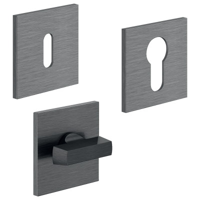 Rosaces carrées "Less is fine®" - Gris anthracite