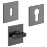 Rosaces carrées "Less is fine®" - Gris anthracite