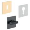 Rosaces carrées "Less is fine®" - Look inox