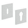 Rosaces carrées "Less is fine®" - Look inox