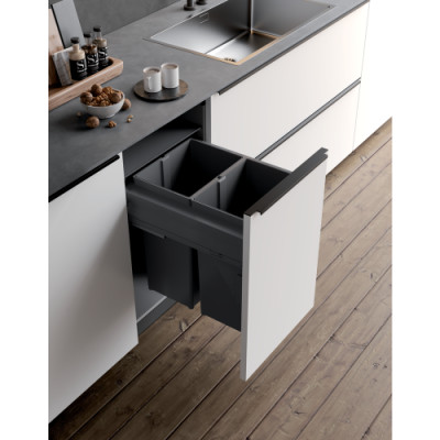 Poubelle EVO tri sélectif - 58 L