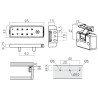 Serrure électronique à code fixe KEY-H
