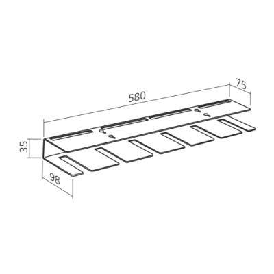 Porte verres MODULAR
