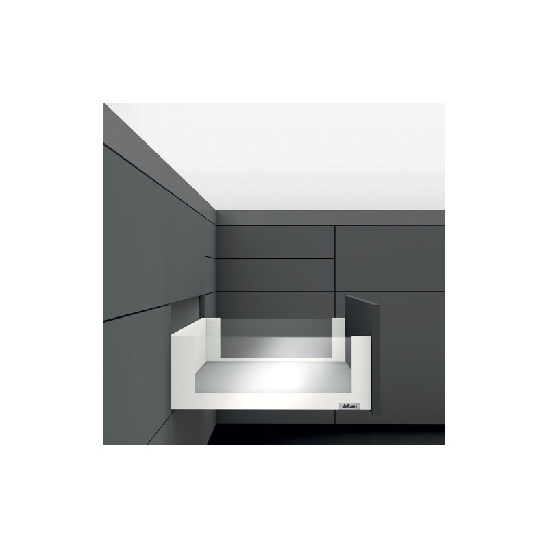 Tiroir sur mesure Verre LEGRABOX Blum - Hauteur : 193 mm