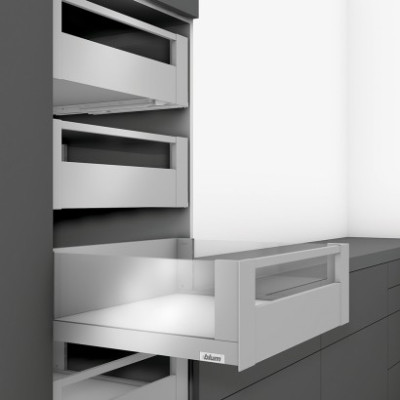 Tiroir sur mesure à l'anglaise LEGRABOX Free Blum - Hauteur : 193 mm