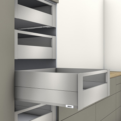 Tiroir à l'anglaise sur mesure MERIVOBOX Blum - Hauteur : 209 mm BOXCAP