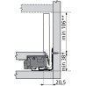 Tiroir sur mesure LEGRABOX Pure BLUM - Hauteur : 144 mm