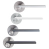 Poignée de porte OUTLINE - Look inox / Argent