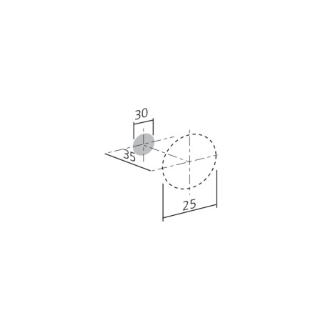 Bouton de meuble MANOR Round de Furnipart - Noir mat