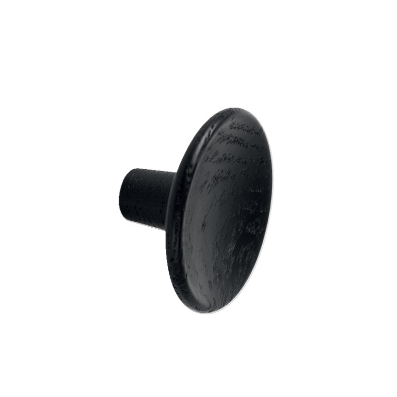 Bouton de meuble DISC frêne noir