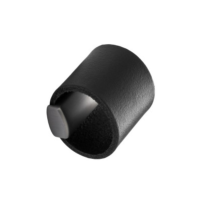 Bouton de meuble DRUM de FURNIPART - Cuir Noir