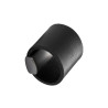 Bouton de meuble DRUM de FURNIPART - Cuir Noir