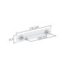 Poignée de meuble SWANN de FURNIPART Chêne verni
