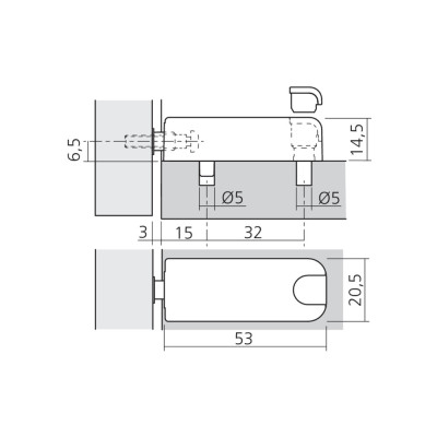Loqueteau Push-Pull CLICK