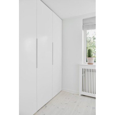 Poignée profil EDGE STRAIGHT de FURNIPART - Blanc mat