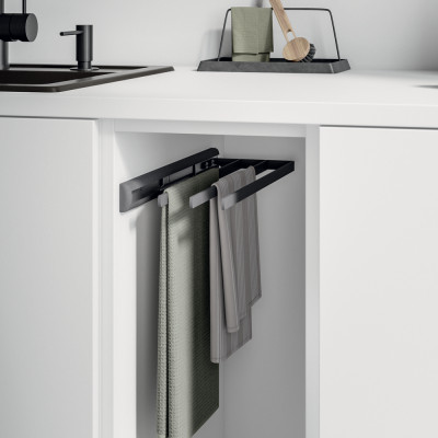 Porte-torchons 3 bras K-Line Side Kesseböhmer