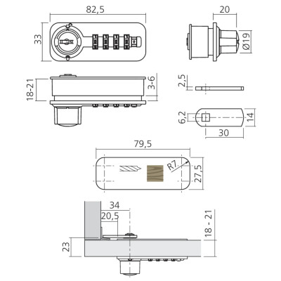Ensemble serrures batteuses