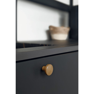 Bouton de meuble BOSCO chêne verni