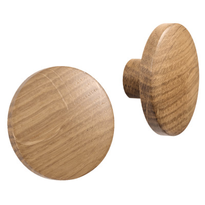 Bouton de meuble BOSCO chêne verni