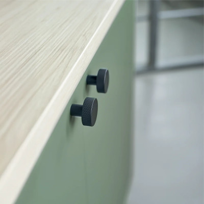 Bouton de meuble SIMON de FURNIPART - Noir mat