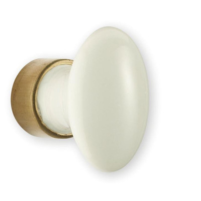 Bouton de meuble OLIVE - Porcelaine