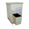Poubelle de cuisine pivotante 1 bac - 16 L